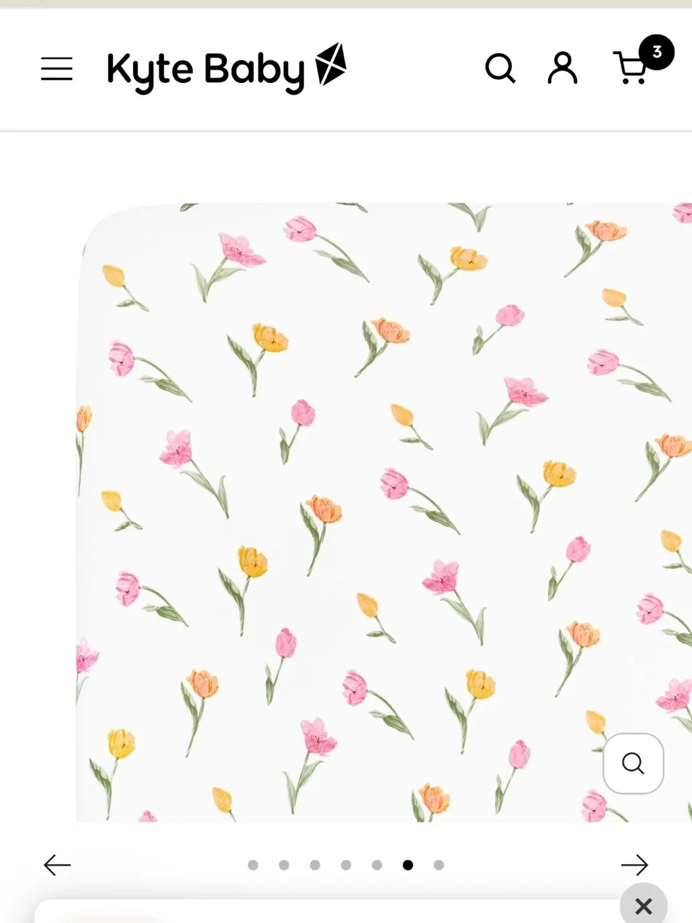 Kyte Baby Crib Sheet